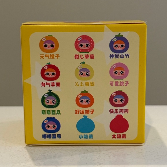 New Baby Three 2 pk Yaya FUN FRUITS Plush Pendant Blind Box - Picture 3 of 4